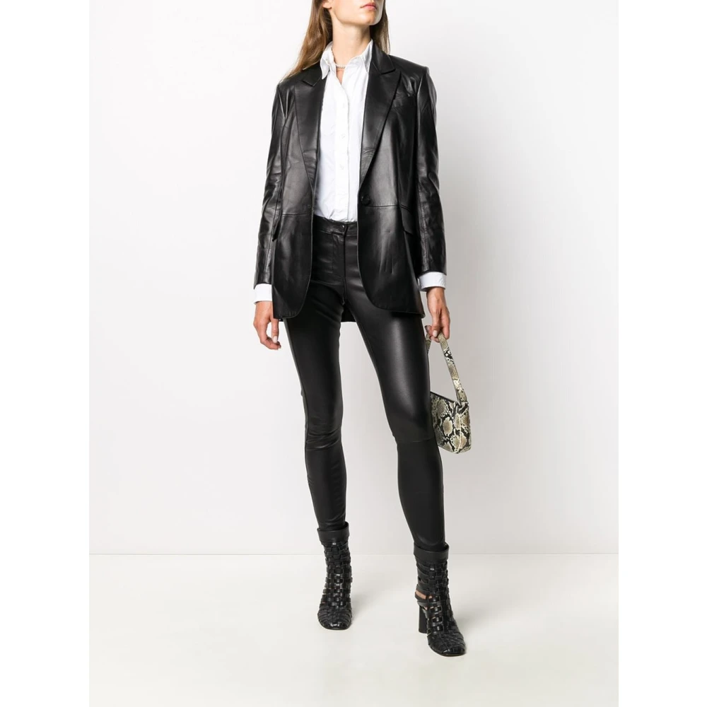 Arma Stretch Fitted Biker Leggings Black Dames