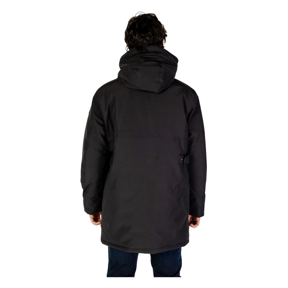 Replay Nylon Poly Jas Herfst Winter Collectie Black Heren