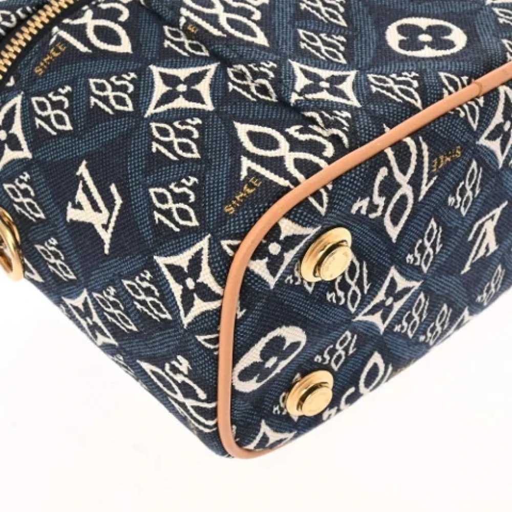 Louis Vuitton Vintage Pre-owned Canvas shoppers Blue Dames