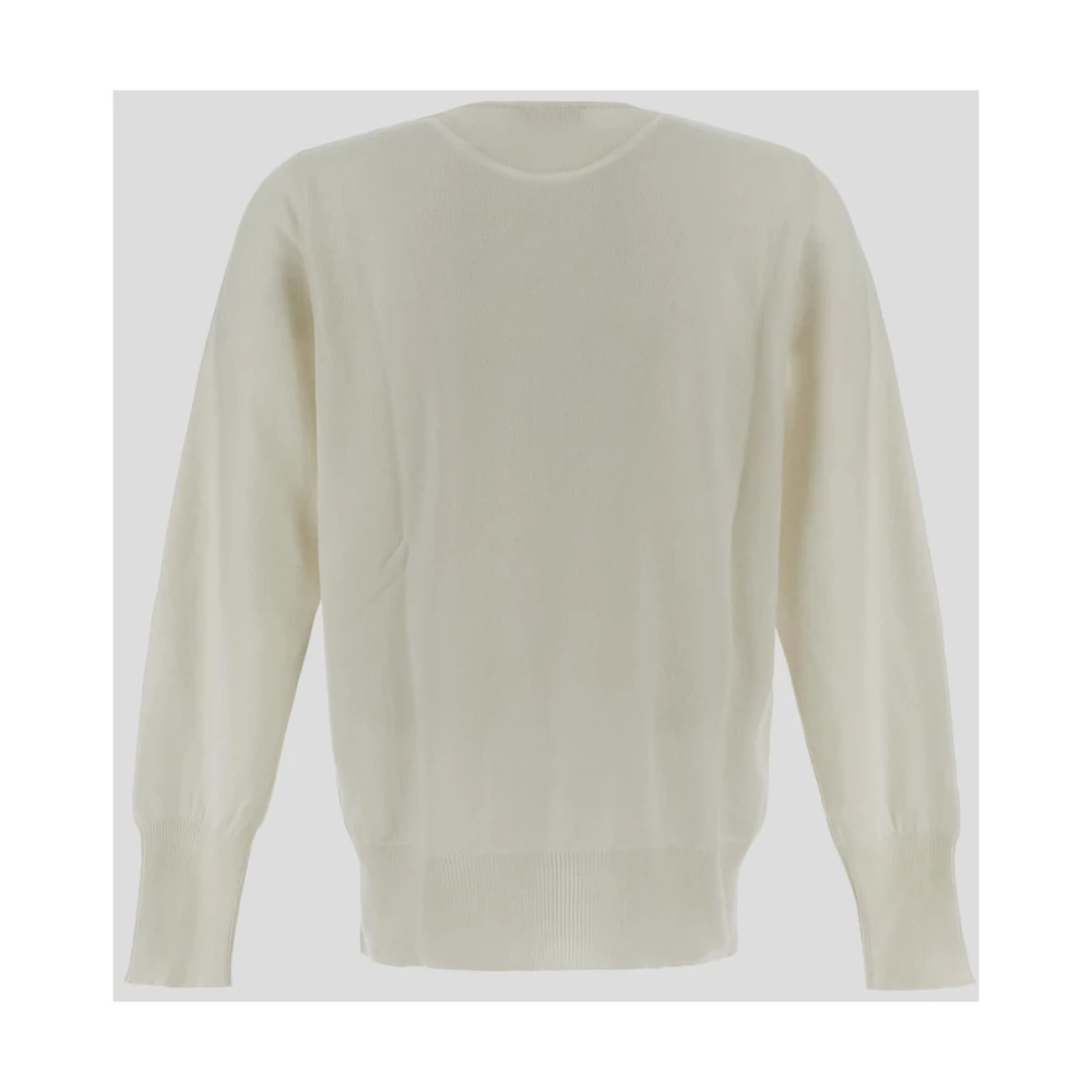 Lardini Stijlvolle Gebreide Knopen Beige Heren