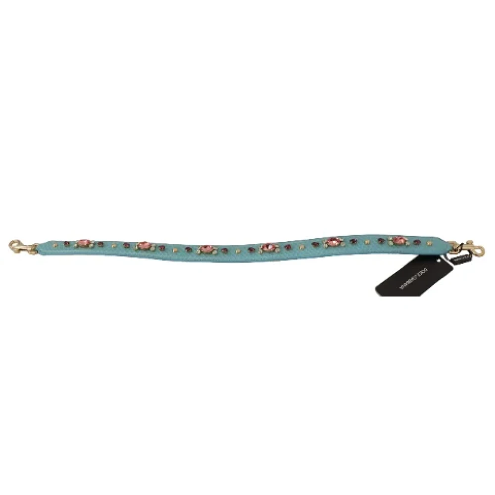 Dolce & Gabbana Pre-owned Fabric belts Blue Dames