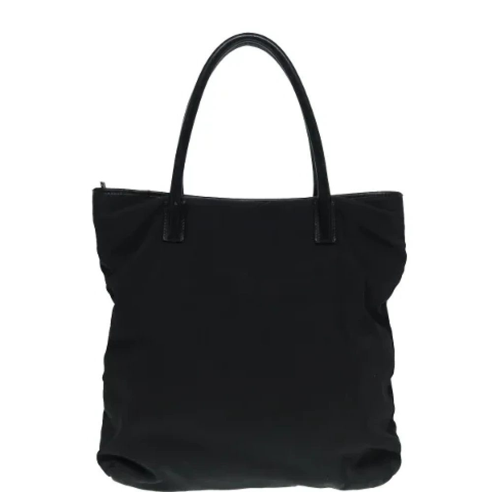 Gucci Vintage Pre-owned Nylon handbags Black Dames