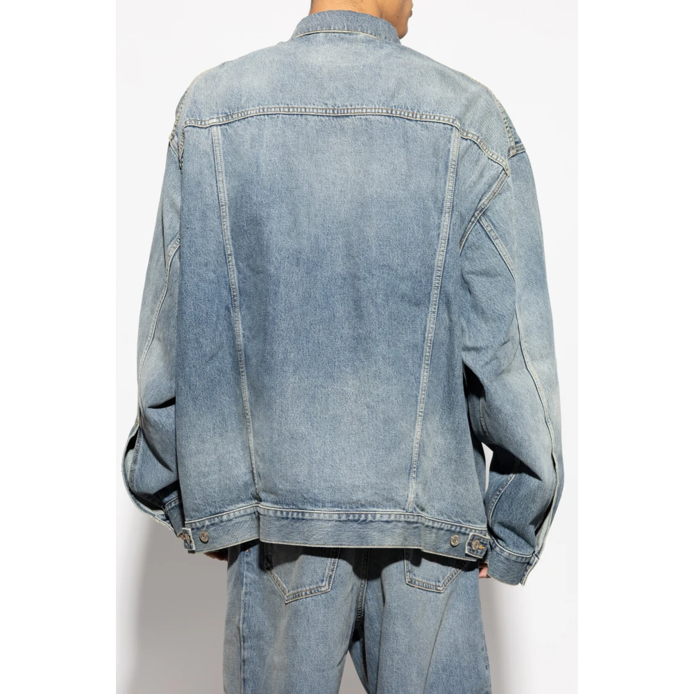 Balenciaga Denim jas Blue Heren