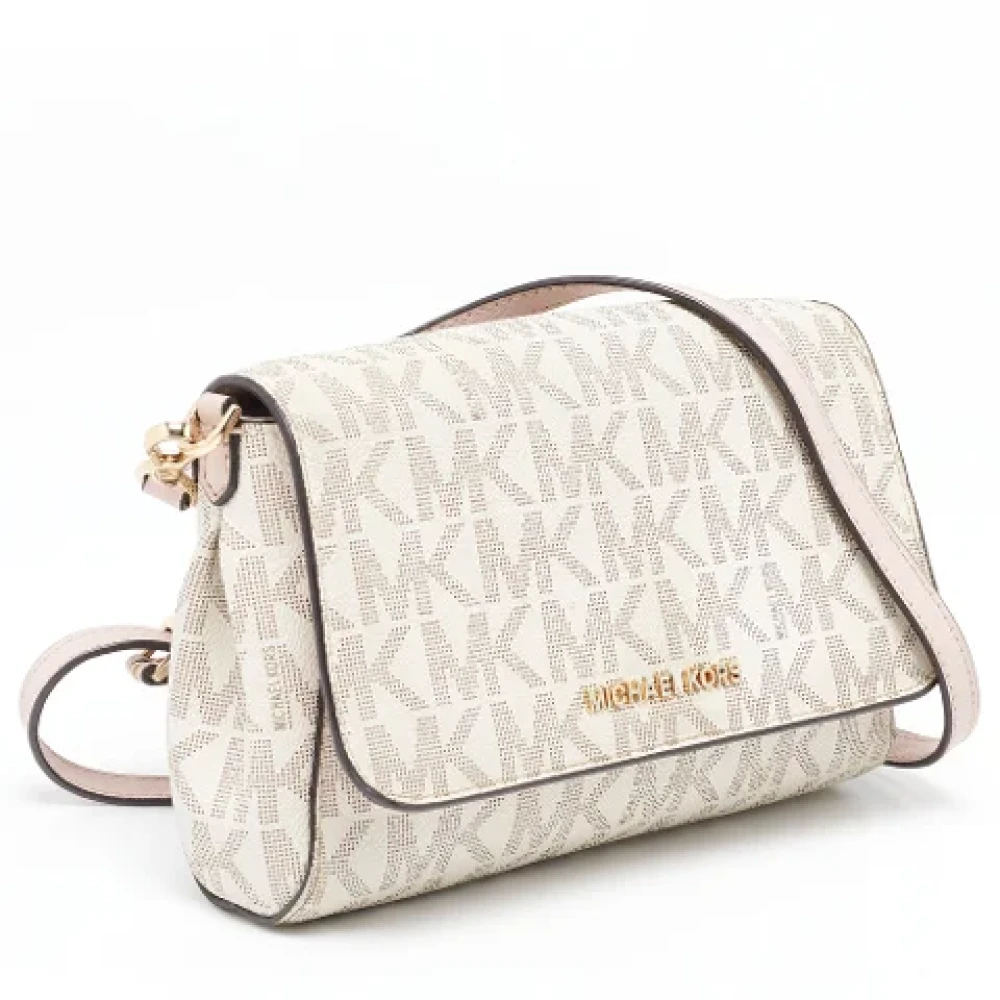 Michael Kors Pre-owned Canvas shoulder-bags White Dames