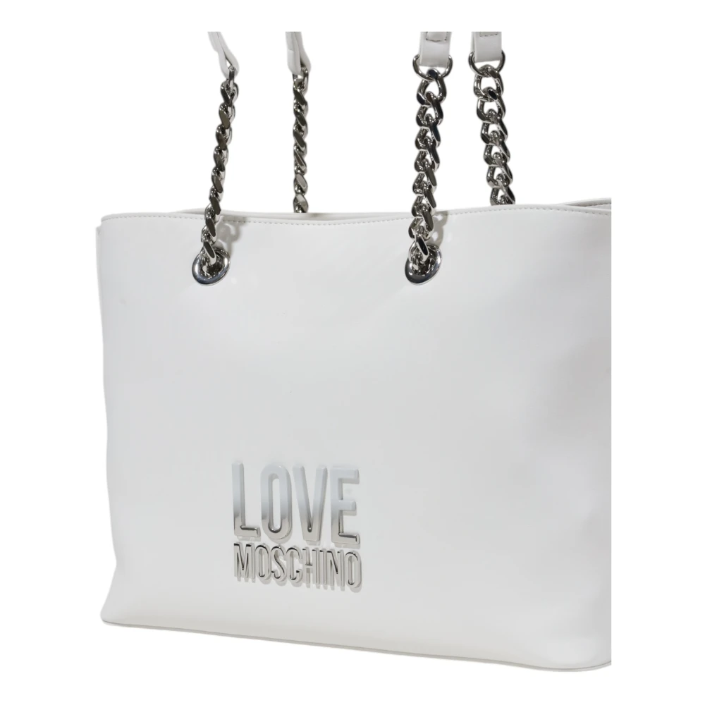 Love Moschino Lente Zomer Dames Tassen Collectie White Dames
