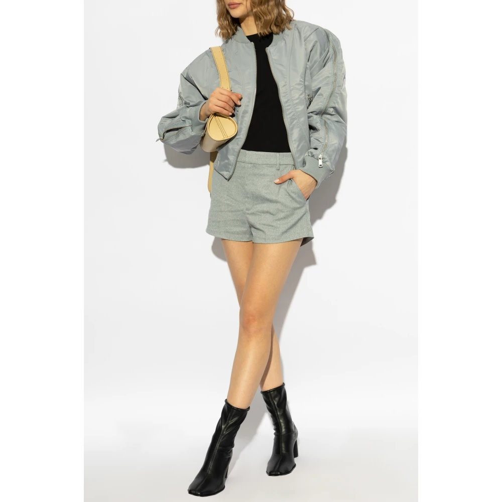 Gestuz Ribgebreide Top Black Dames