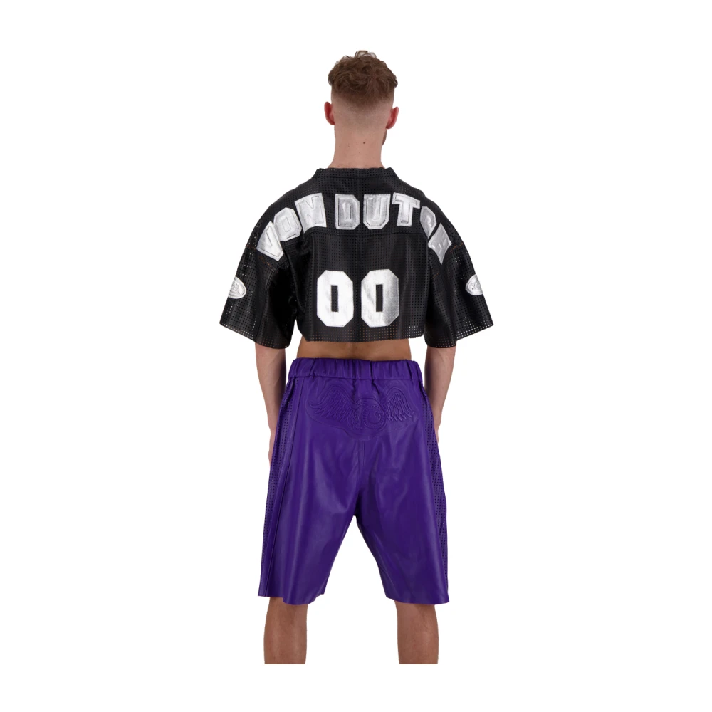 Von Dutch Casual Lifestyle Shorts Purple Heren