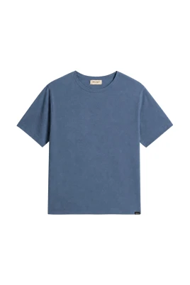 Rundhalsad stickad T-shirt