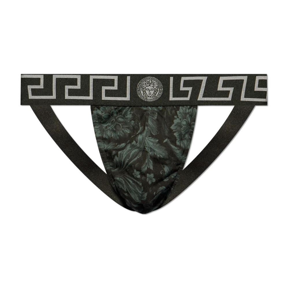 Versace - Jockstraps Estampados - Underwear - Hombre - Gris - 2XL