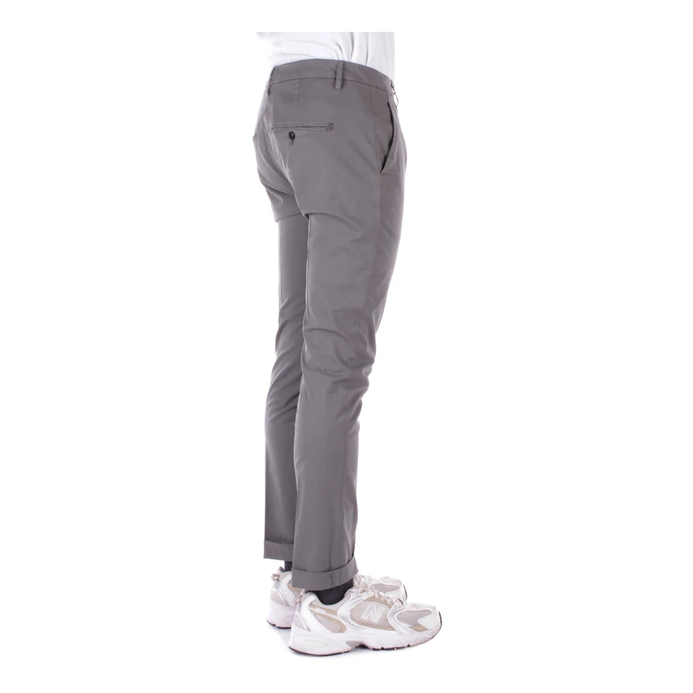 Dondup Slim Fit Duif Grijs Broek Gray Heren
