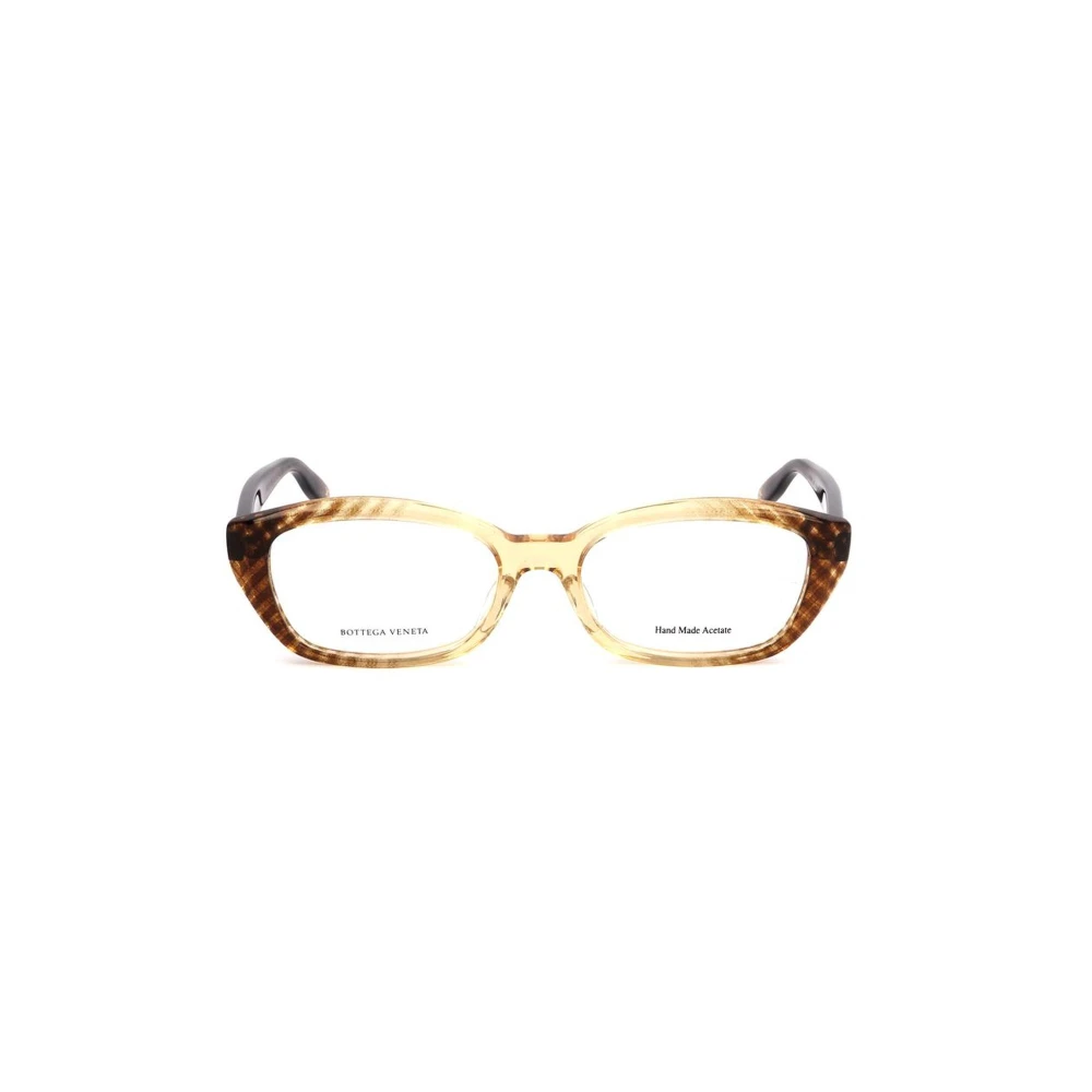 Bottega Veneta Bruine Acetaatframes met Transparante Wijzerplaat Brown Dames