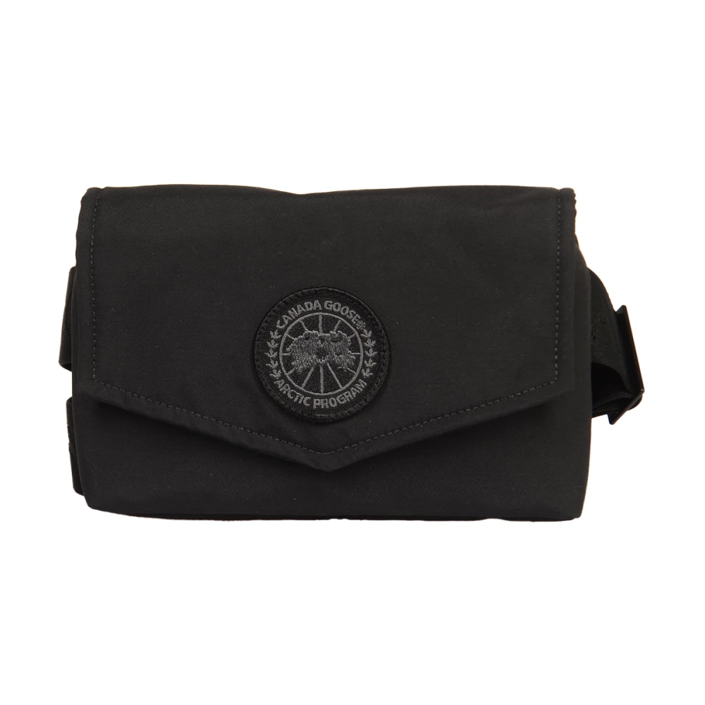 Canada Goose Zwarte Mini Waistpack Tassen Black Heren