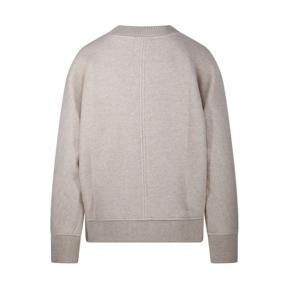 Max Mara Ronde Hals Sweatshirt in Albino Beige Dames