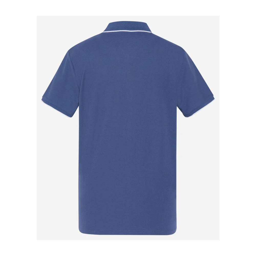 Schott NYC Blauwe Polo Shirt Paul Blue Heren