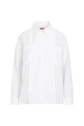 Broderie Anglaise Bomullsskjorta