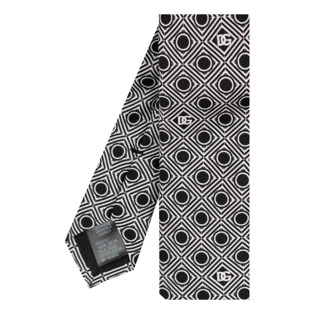 Dolce & Gabbana Gestreepte stropdas Black Heren