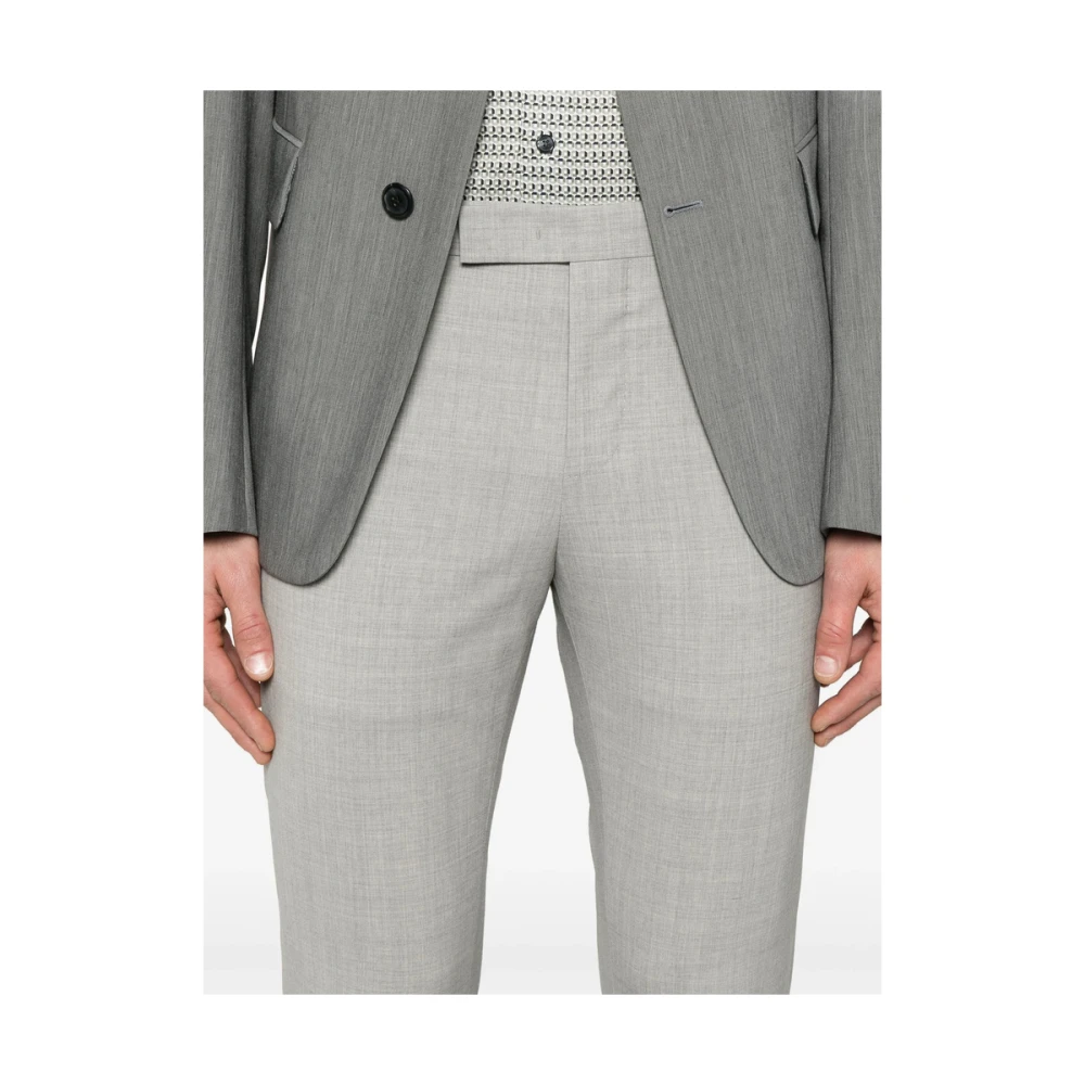 Pt01 Grijze Slim Fit Broek Gray Heren