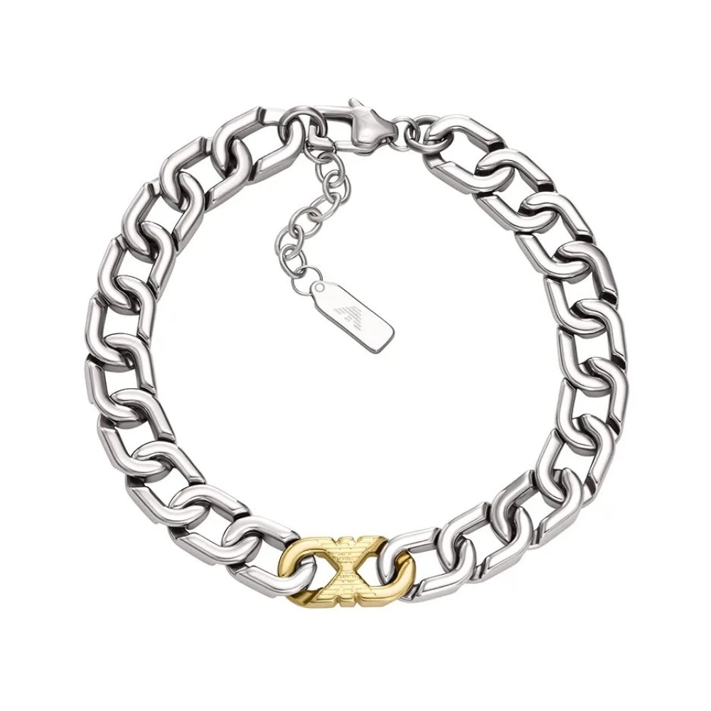 Emporio Armani Bracciale A Catena In Acciaio Inossidabile - Immagine 2