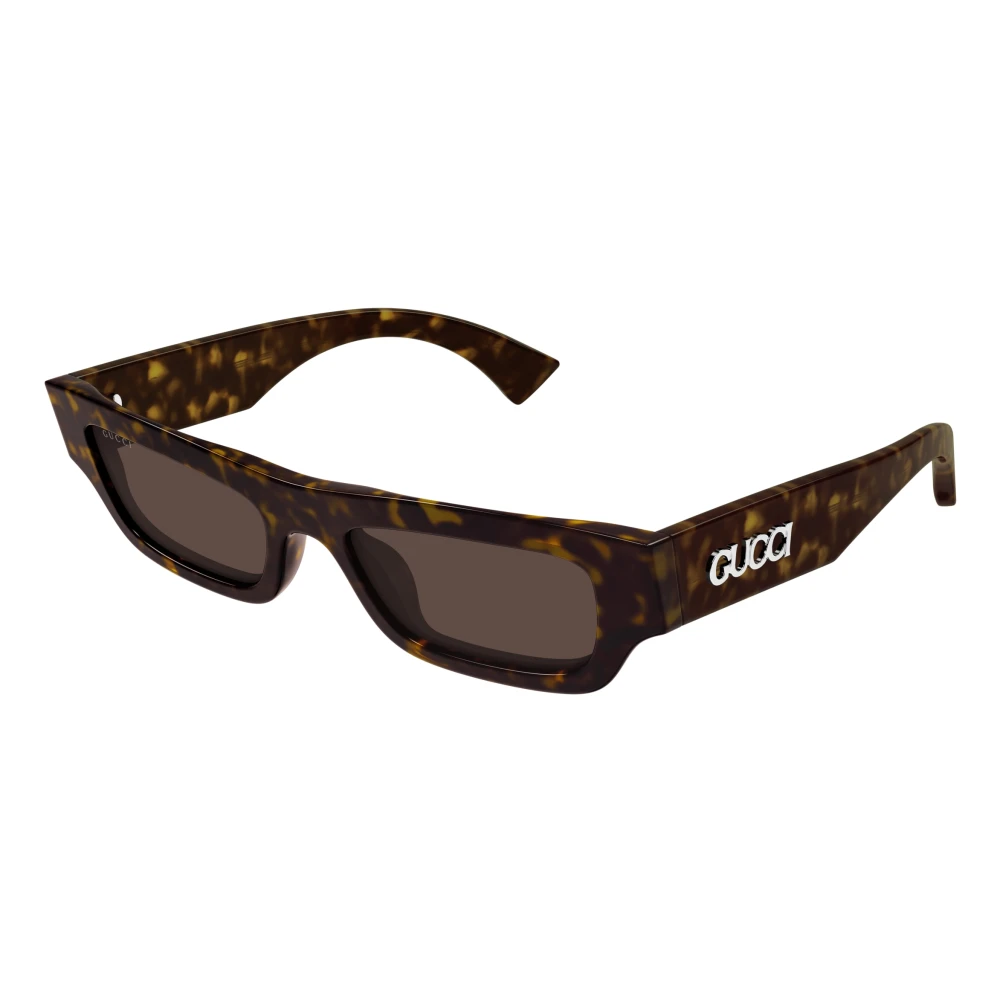 Gucci Men's Brown Stylish Sunglasses In Black - Sunglasses - 52 Mm - Accessories