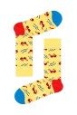 chaussettes-crew-en-coton-jaune-style-decontracte