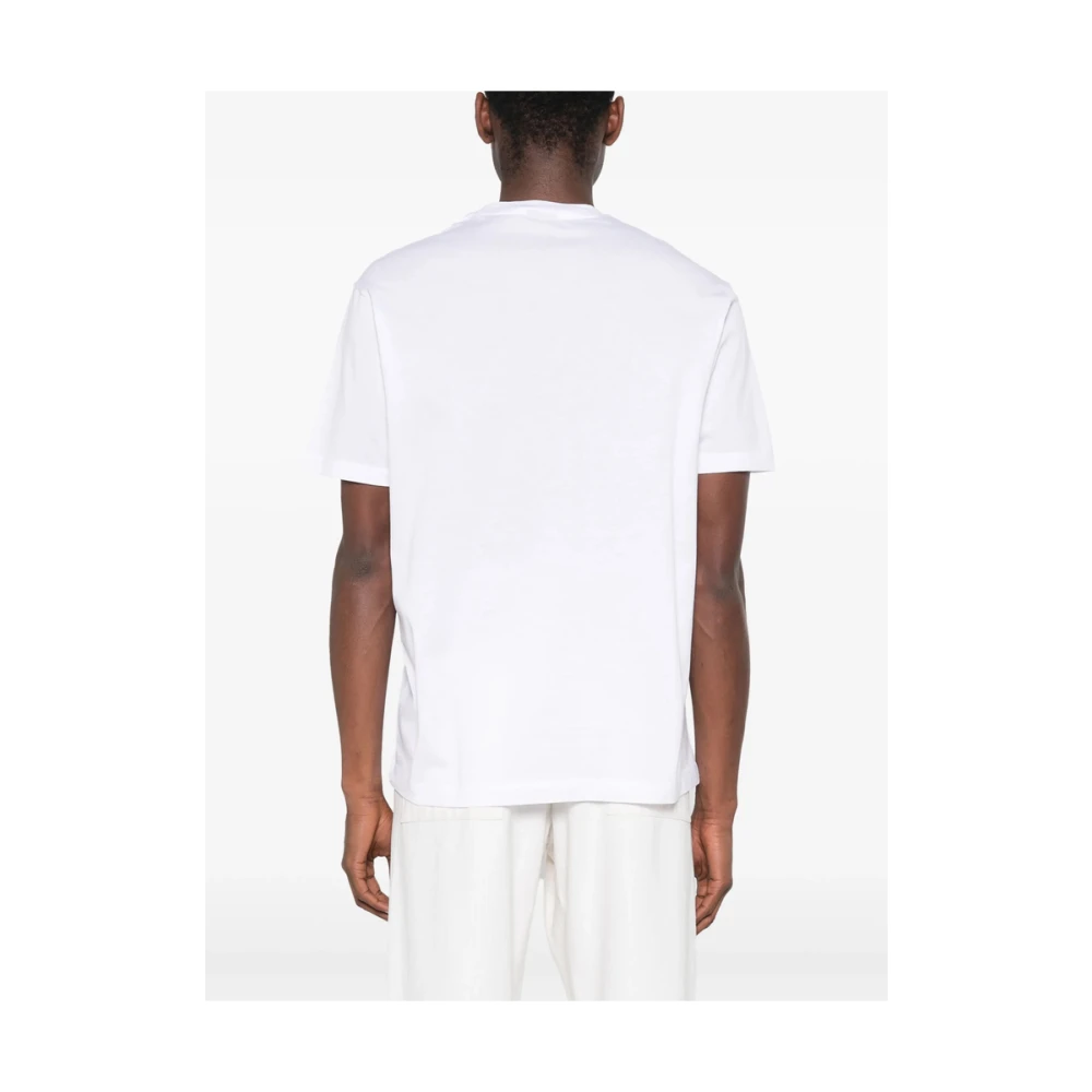 PAUL & SHARK Wit Crew Neck Korte Mouwen T-shirt White Heren