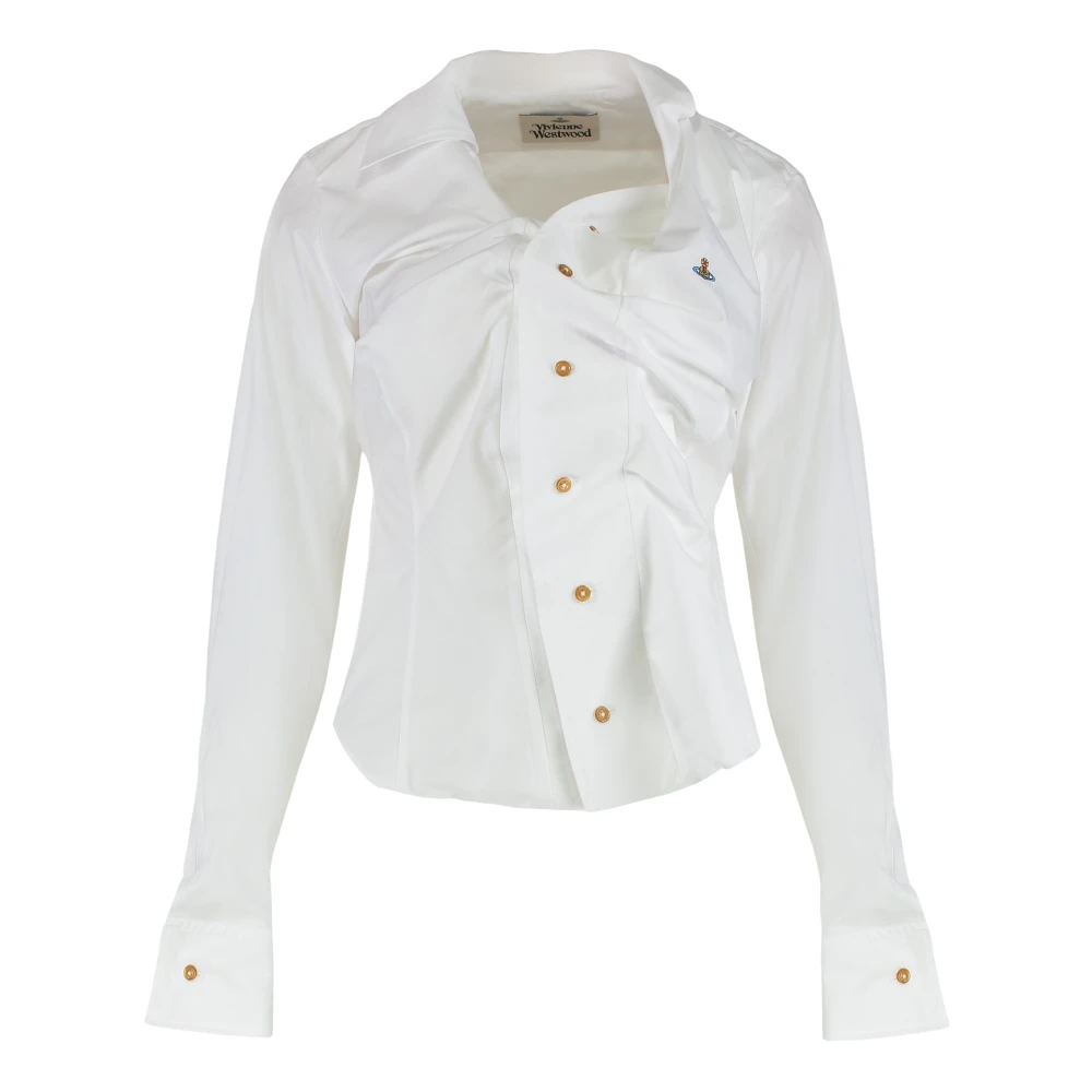 Vivienne Westwood - Camisa Drunken - Blouses & Shirts - Mujer - Blanco - S