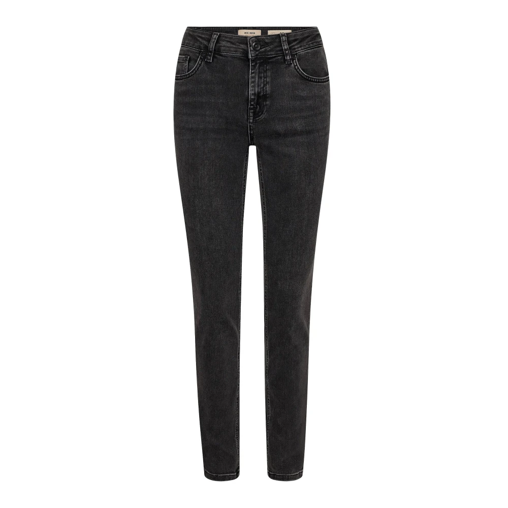 Mos Mosh Gray Mmvice Deluxe Jeans - Female - Slim Fit Jeans - W28 - Jeans