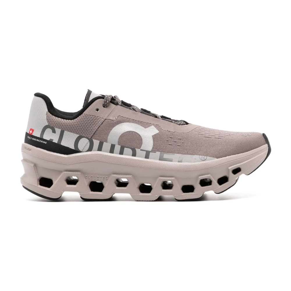 On Running Cloudmonster Sneakers i Grå Beige Gray, Herr