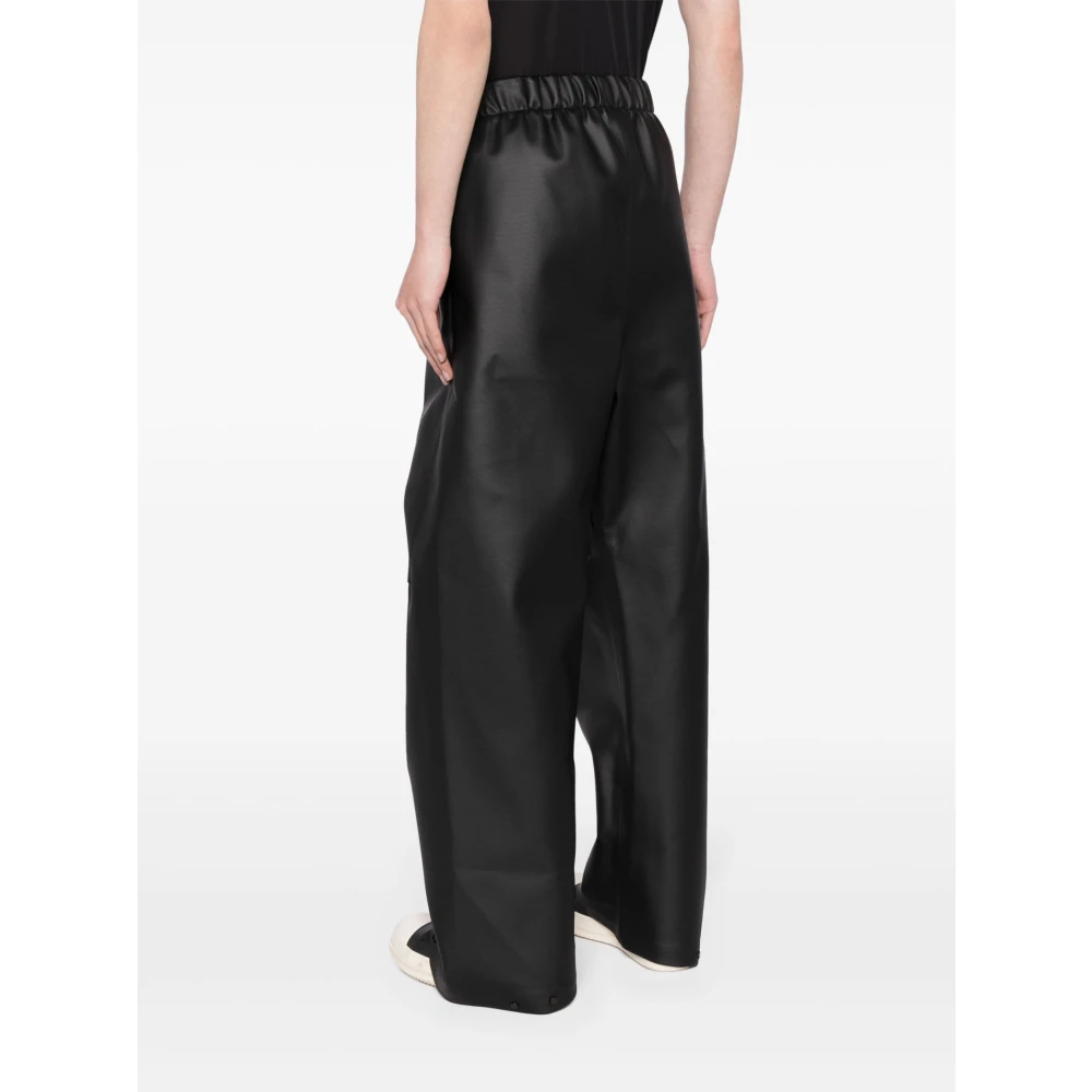 Fear Of God Zwarte Wijde Plooi Broek Black Heren