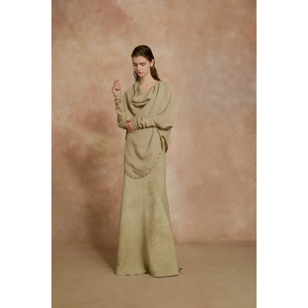 Cortana Piano transformeerbare groene salieblouse Green Dames
