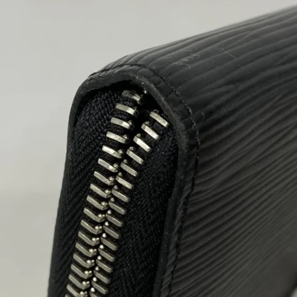 Louis Vuitton Vintage Pre-owned Fabric wallets Black Dames
