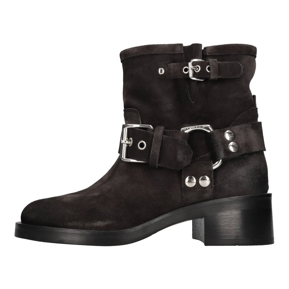 Strategia Femme Gris - Shoes > Boots > Heeled Boots