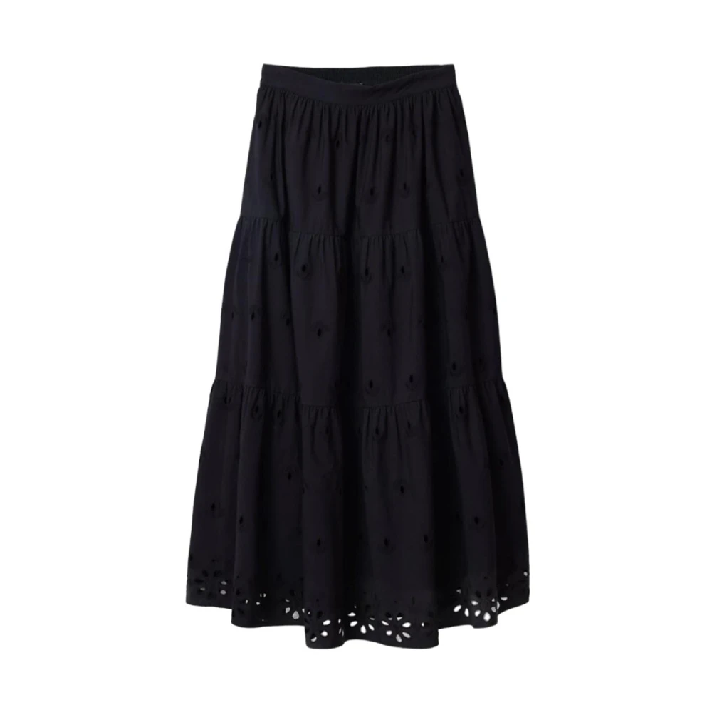 Desigual Maxi Skirts Black Dames