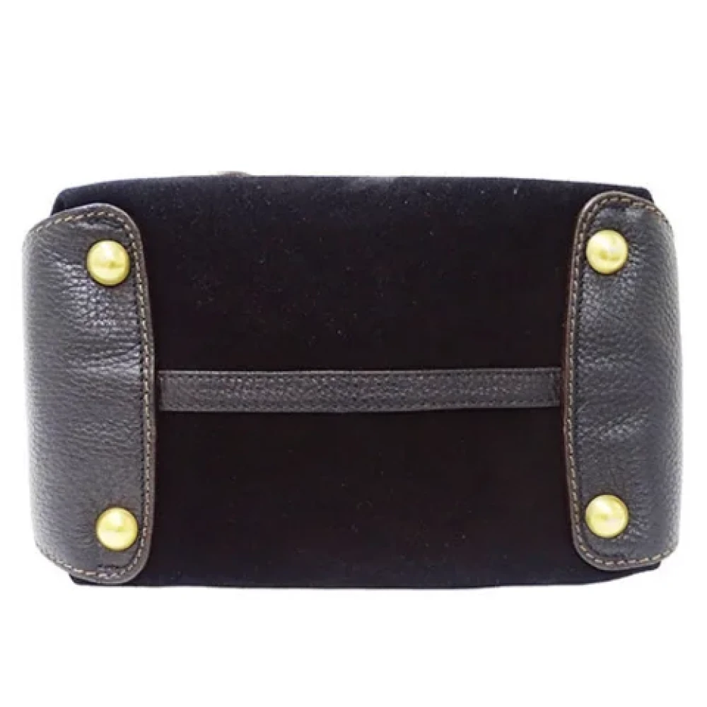 Salvatore Ferragamo Pre-owned Leather handbags Black Dames