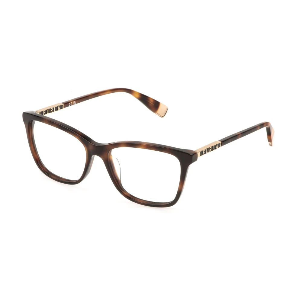 Furla Women's Brown Glasses, 53 Mm, Vfu874 Optical Frame