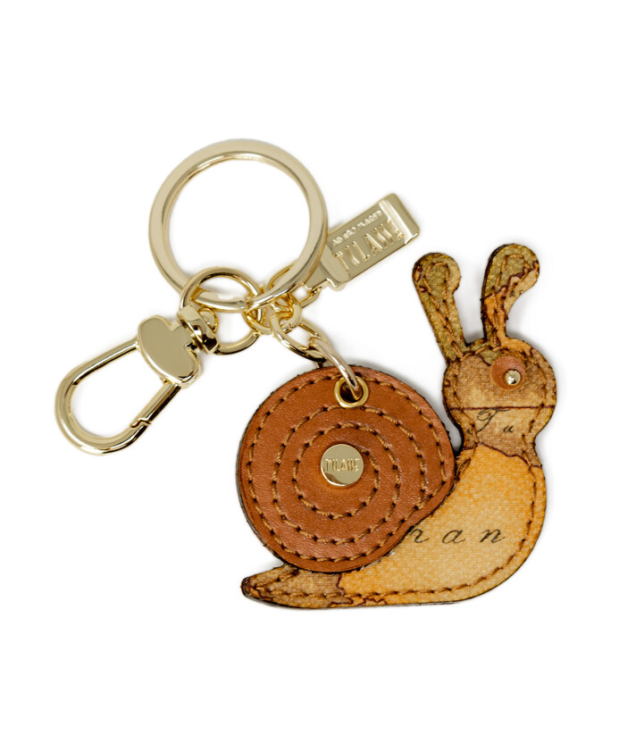 beige-leren-slak-sleutelhanger