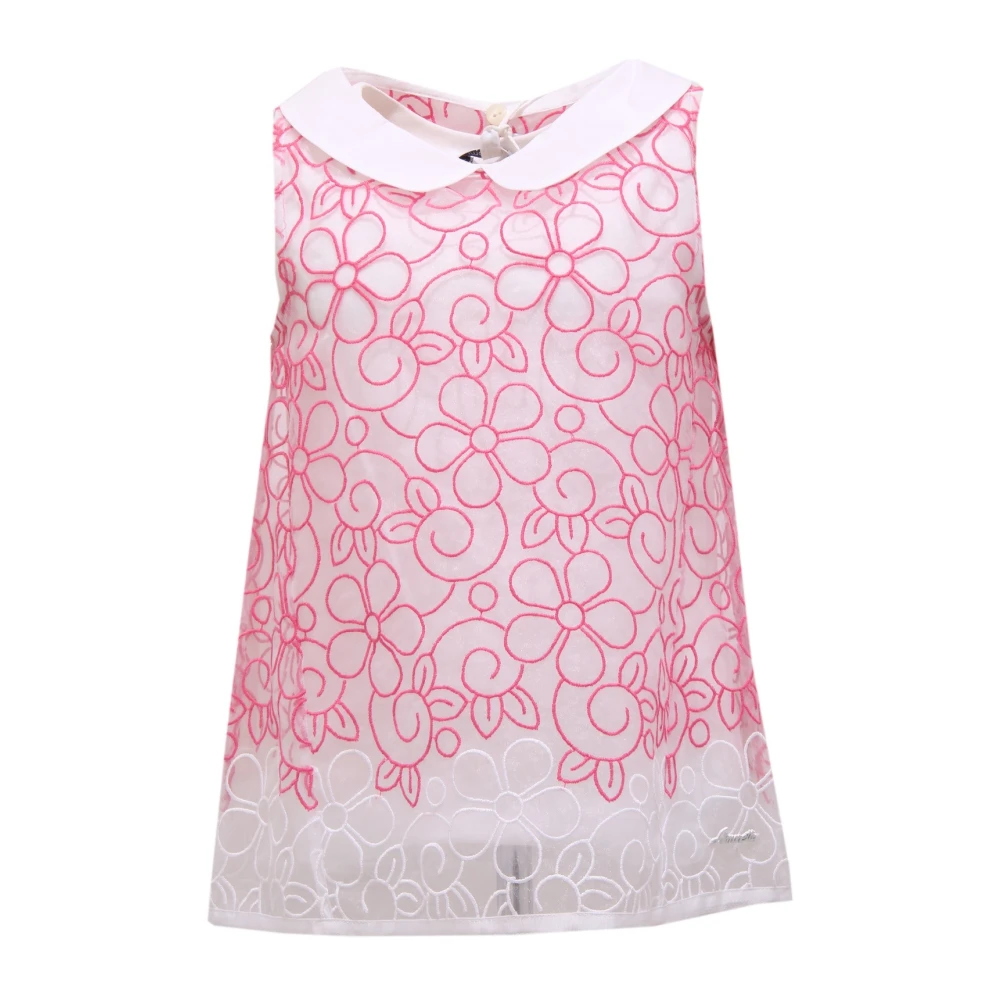 Simonetta Pink Dresses, Female, 6 Y, 1A5032 Ah030 Tank Dress
