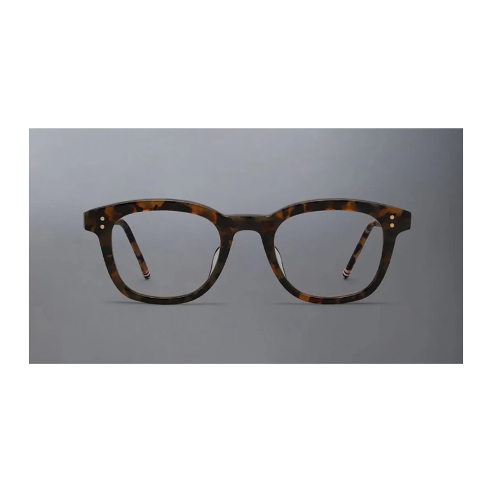 Thom Browne Stijlvol Zwart Leren Portemonnee Brown Dames