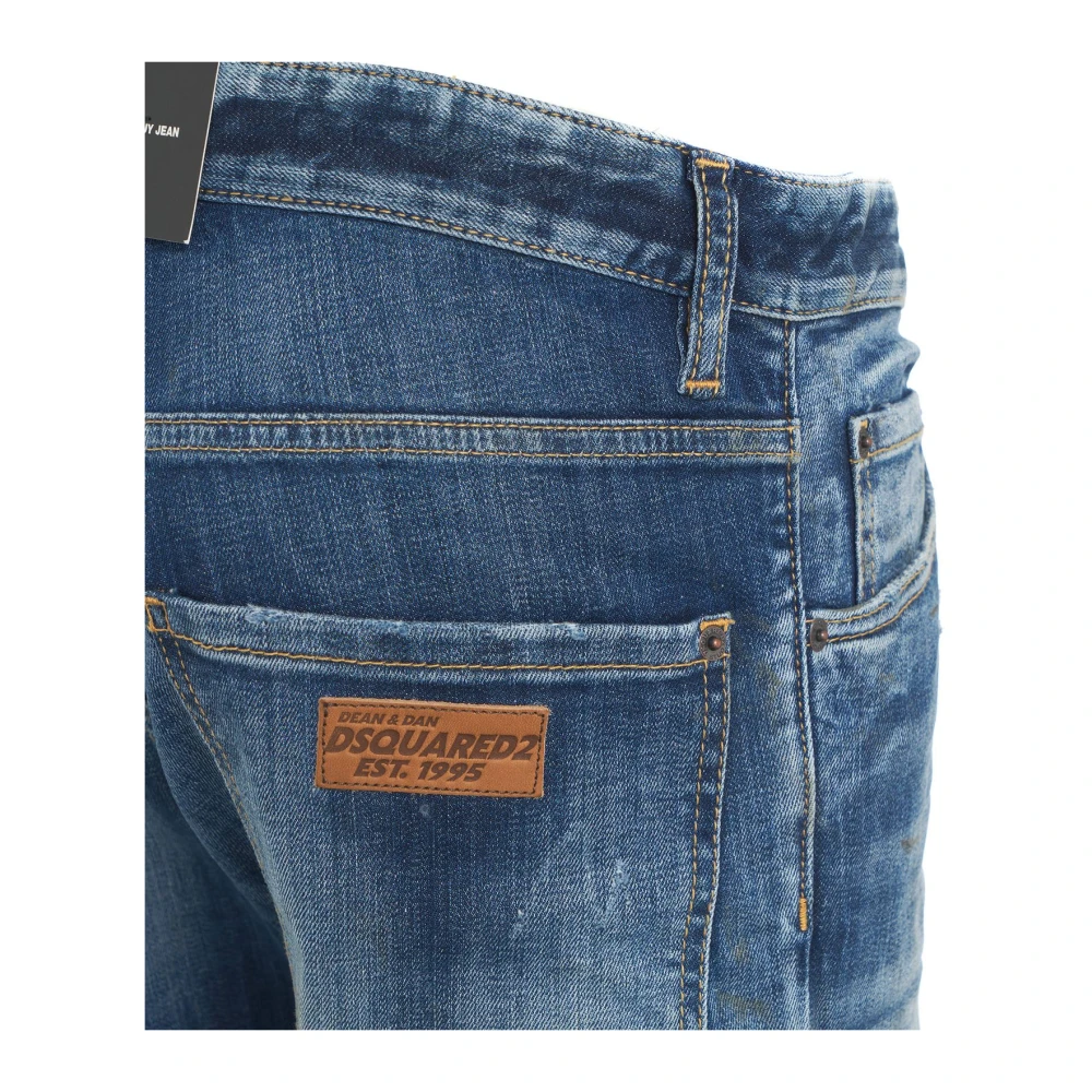 Dsquared2 Blauwe Cool Guy Jeans Aw24 Blue Heren