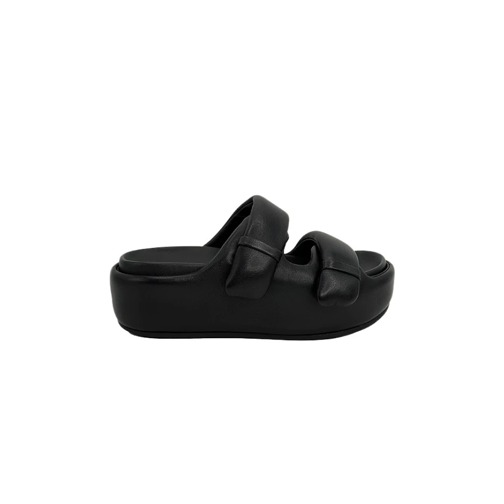 ASH Sandaler med kilklack Black, Dam