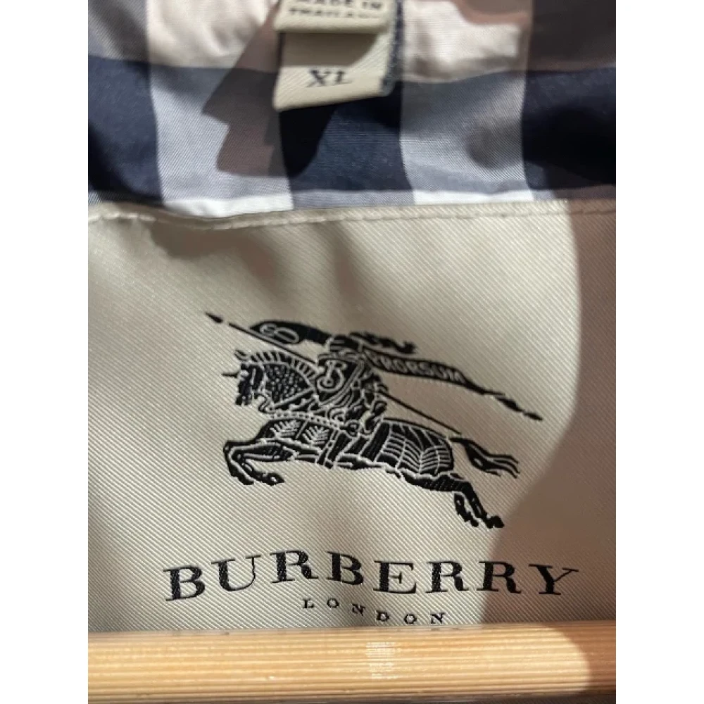 Burberry Vintage Pre-owned Fabric outerwear Black Heren