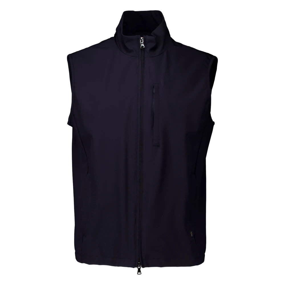 Paul & Shark Men's Blue Vests,, Stylish Bodywarmers In Dark Extra Large