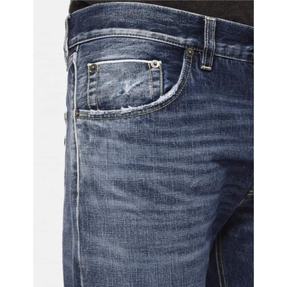Dondup Regular-Fit Selvedge Jeans Blue Heren