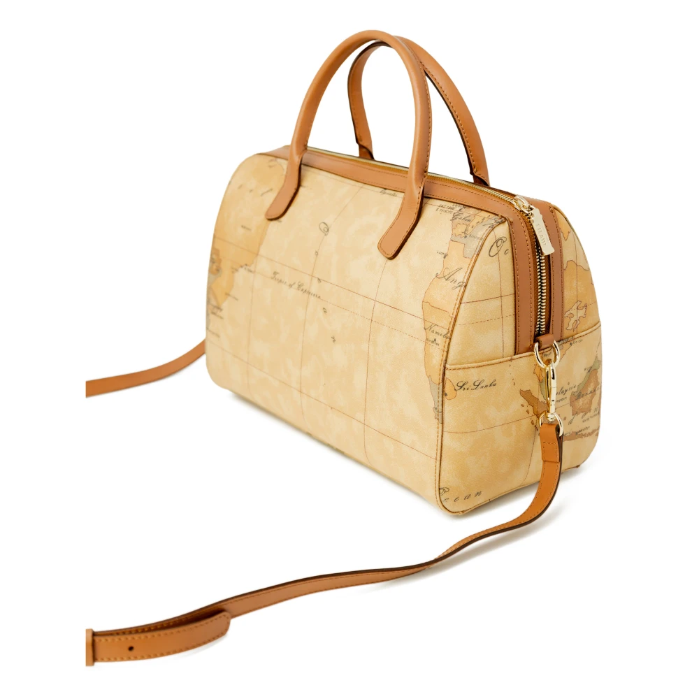 Alviero Martini 1a Classe Beige Leren Handtas Herfst Winter Collectie Beige Dames