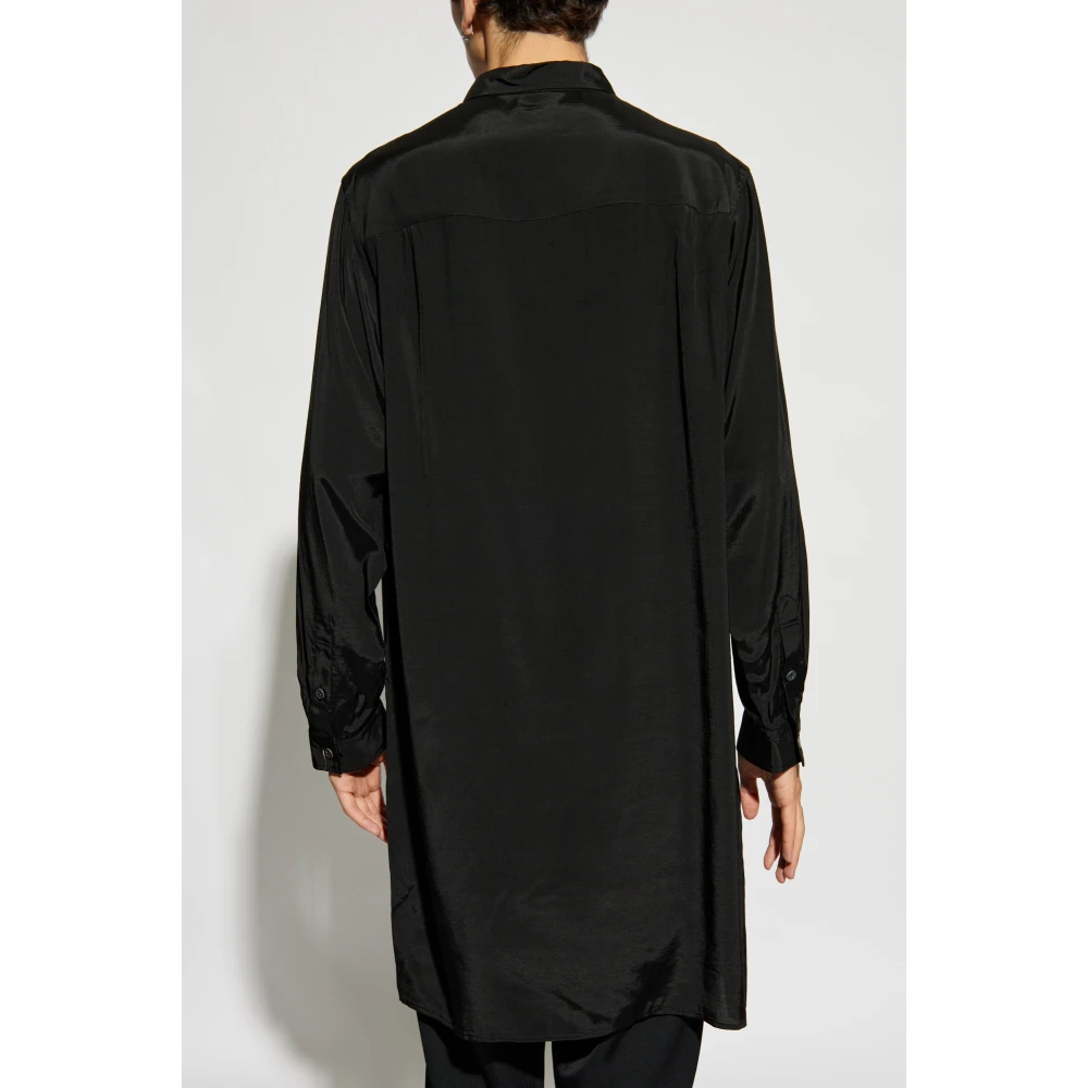 Y-3 Gedrukt Shirt Black Heren