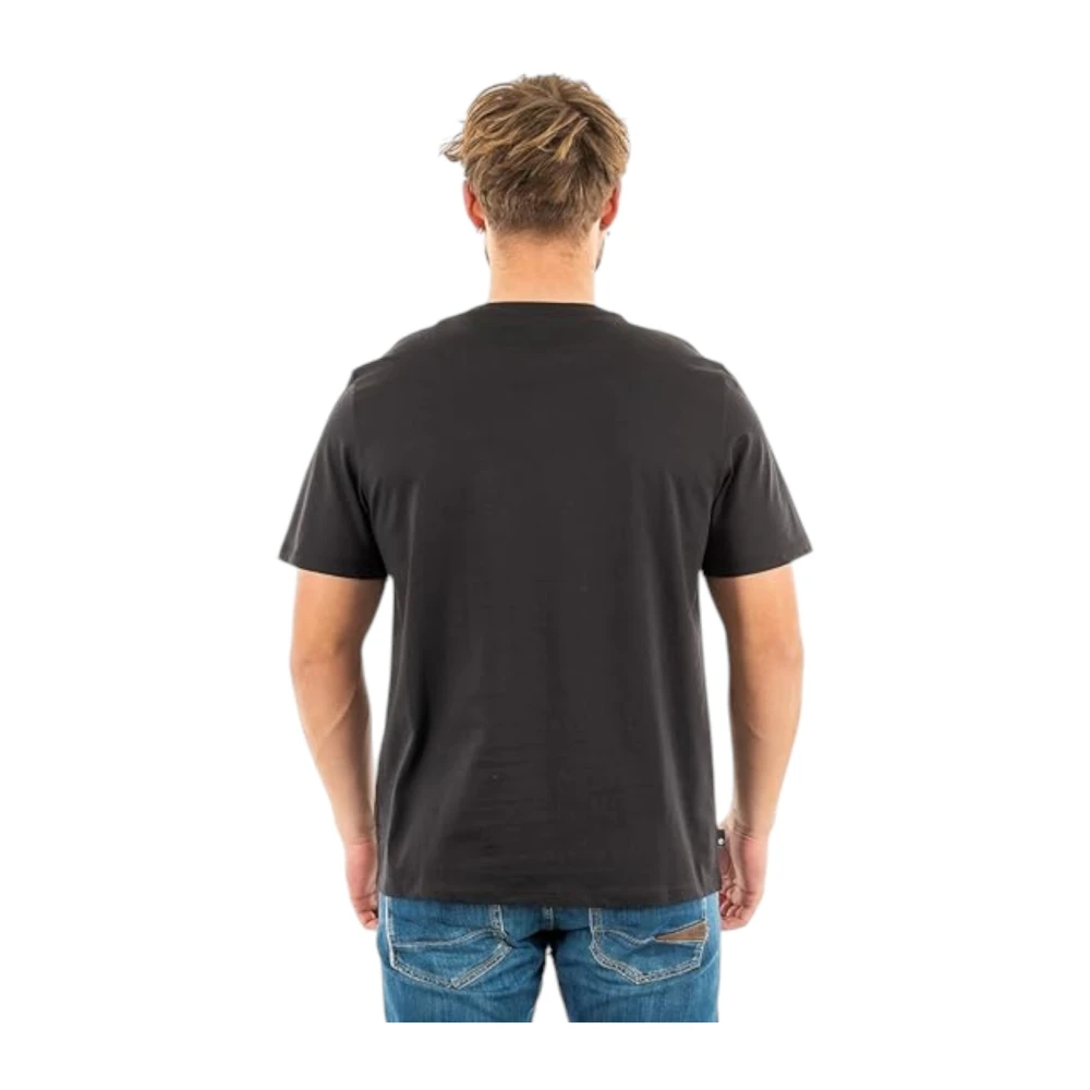 Timberland Korte Mouw Logo Stack T-Shirt Black Heren