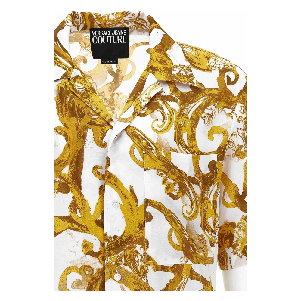 Versace Jeans Couture Stijlvolle Overhemden Collectie Multicolor Heren