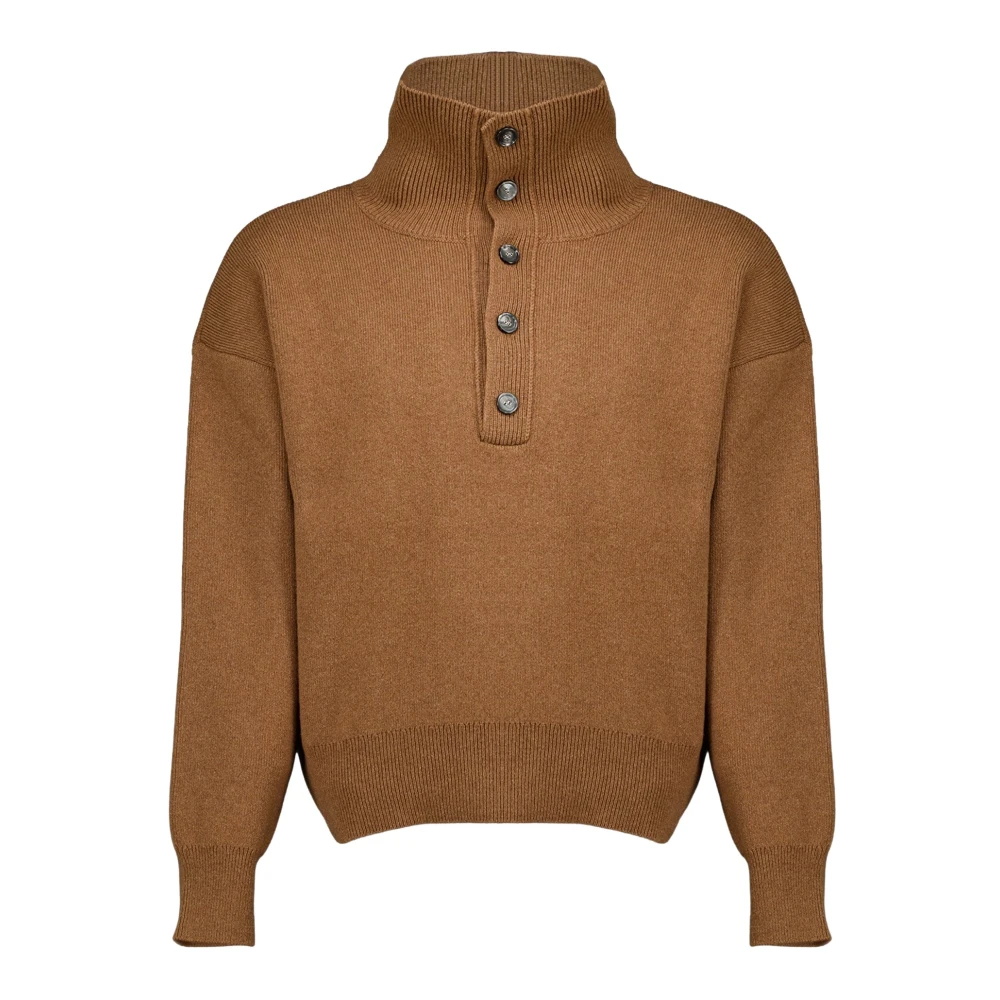 Ami Paris Uomo Marrone Maglie, M, New, - Immagine 4