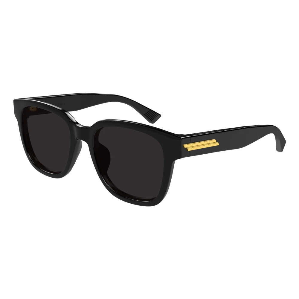 Bottega Veneta Men's Black Sunglasses, 54 Mm, Rectangular Sunglasses