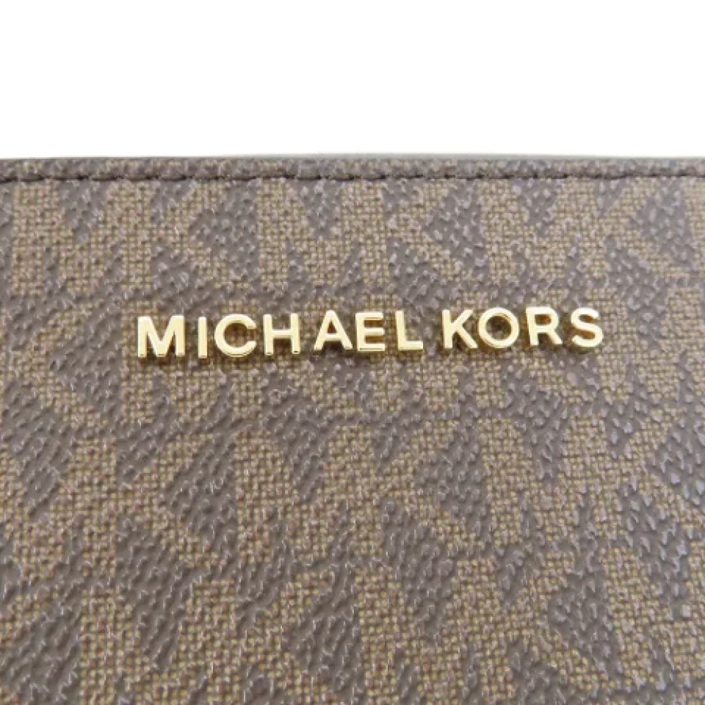 Michael Kors Pre-owned Plastic shoulder-bags Brown Dames